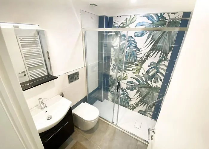 Appartement New Agriloft 4 Palms Clima, Giardino E Wi-fi A 50 Mt Dal Mare Bordighera