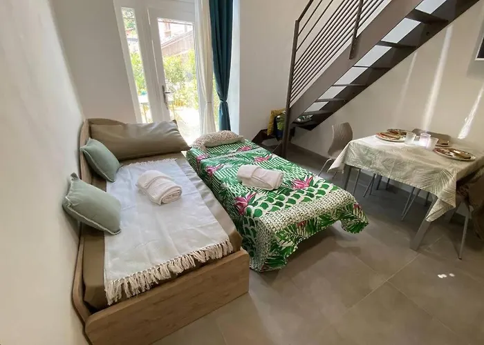 New Agriloft 4 Palms Clima, Giardino E Wi-fi A 50 Mt Dal Mare *